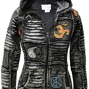 Steampunk Punky Gothic Hoodie Jacket