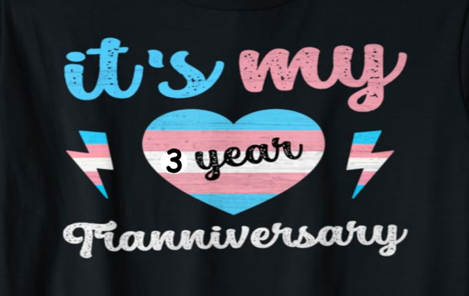 It's my Three year Tranniversary today and i'm celebrating